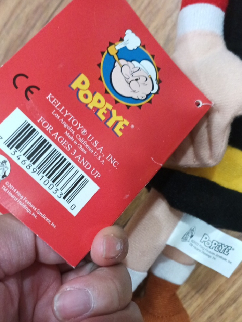 Olive Oyl Plush Doll - Picture 7 of 10
